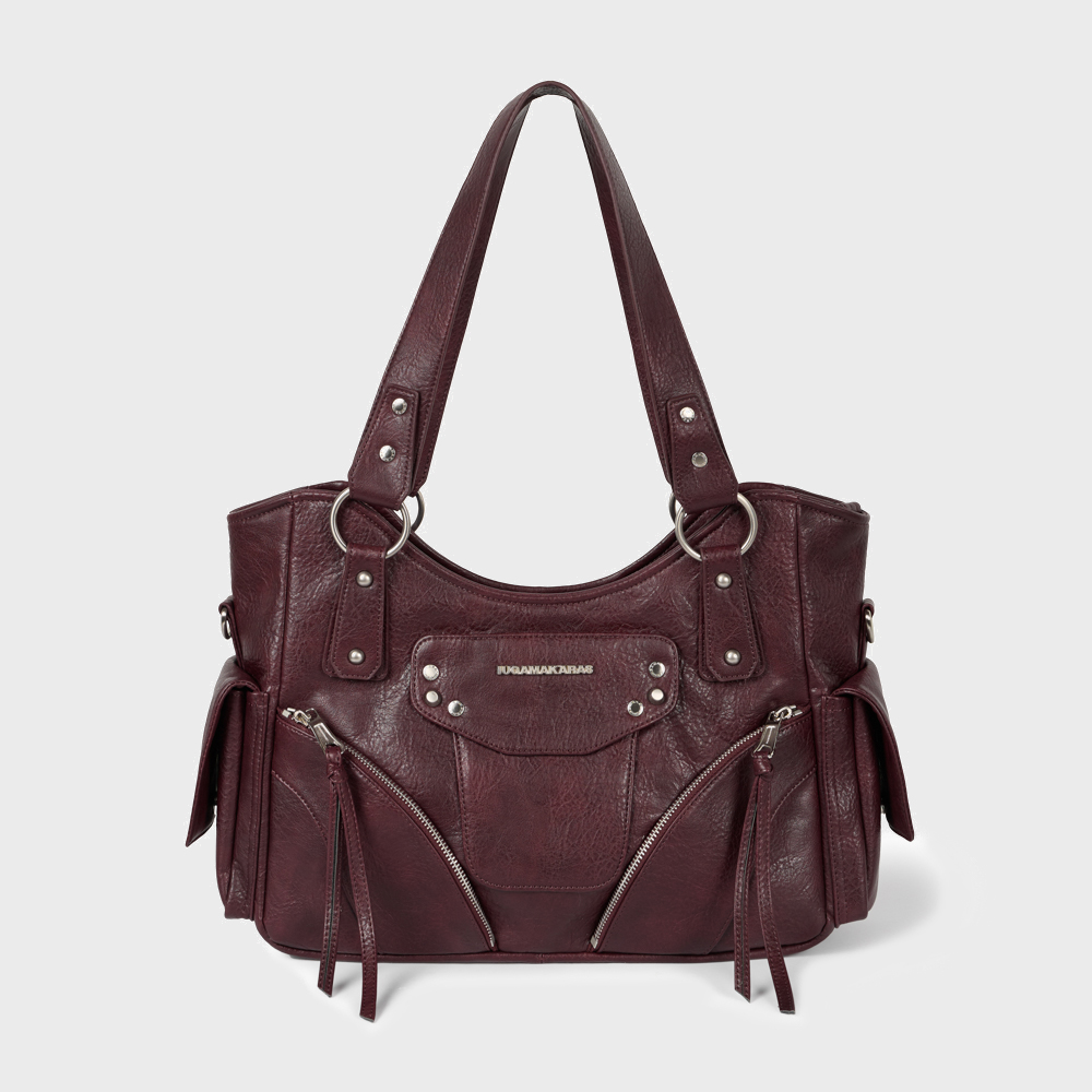 DEINET NEW STUD STRING BIG BAG IN KHAKI - 감도 깊은 취향