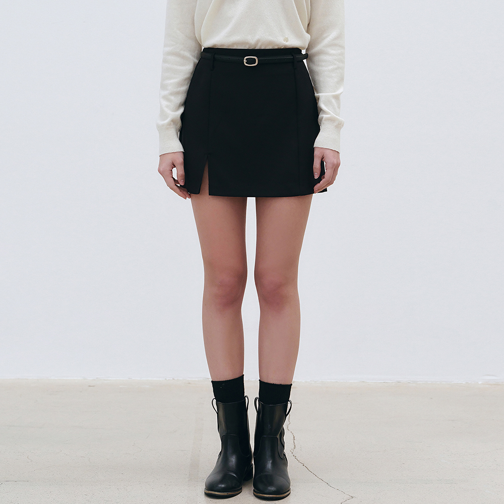 [TMAKER]SIGNATURE LOGO LIVET POCKET DETAIL SKIRT PANTS★韓國 SIGNATURE LOGO LIVET POCKET DETAIL SKIRT PANTS BE - 감도