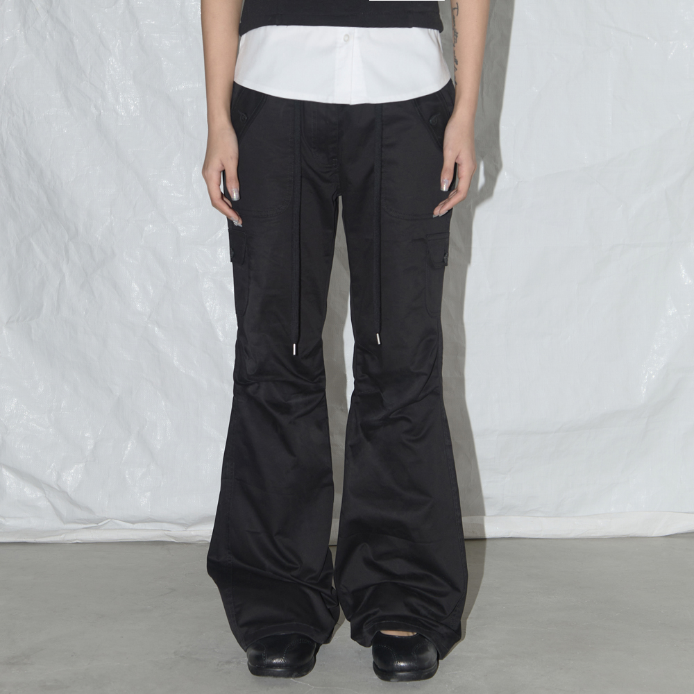 에스파 카리나 착용] FS BOOTSCUT POCKET CARGO PANTS(CAMO