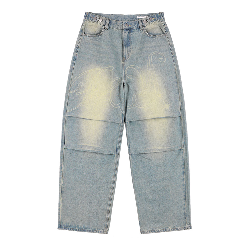 [NF]25SS●ANGEL VINTAGE WASHING PINTUCK PANTS Angel Vintage Washing Pintuck Pants (Ivory) F25QD891 - FANCY