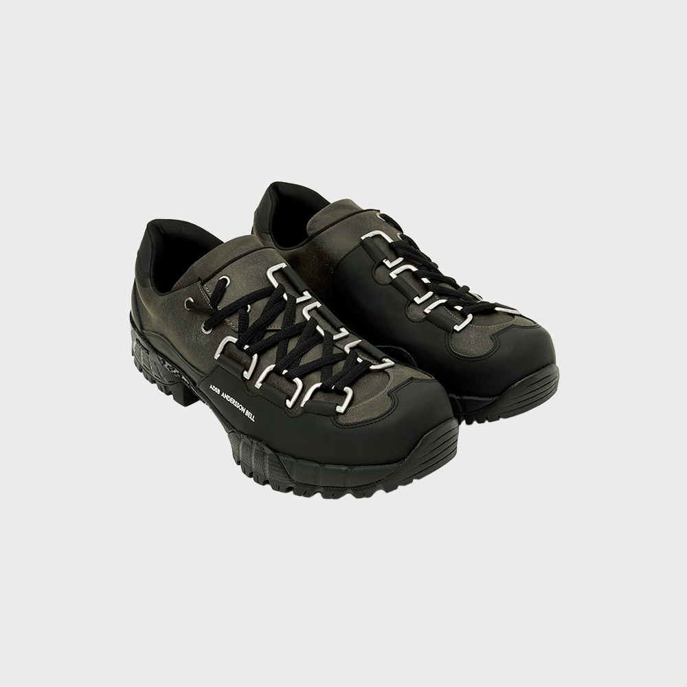 スニーカー [NICEGHOSTCLUB][X NOTTZ]DERBY SNEAKERS_BLACK(NGNZ003) 나이스고스트클럽(NICEGHOSTCLUB) [X NOTTZ]DERBY
