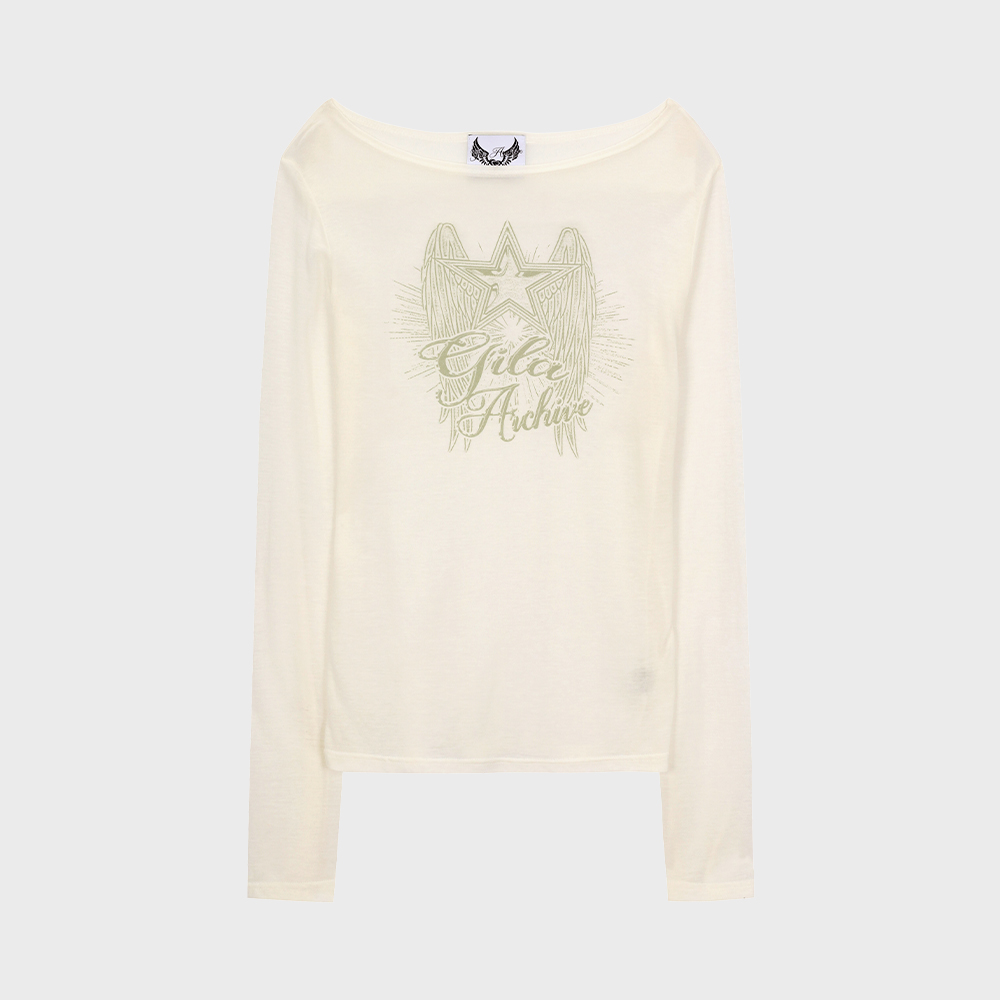 STAR WING SHEER LONG SLEEVE_WH - 감도 깊은 취향 셀렉트샵 29CM