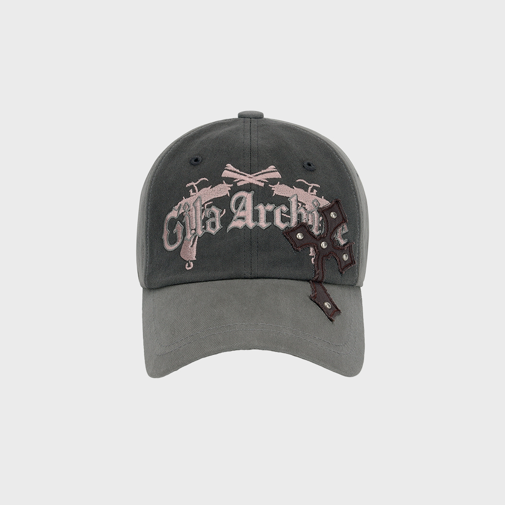 キャップ CROSS PATCHED PISTOL BALLCAPGY CROSS PATCHED PISTOL BALLCAP_GY - 감도 깊은 취향 셀렉트샵 29CM