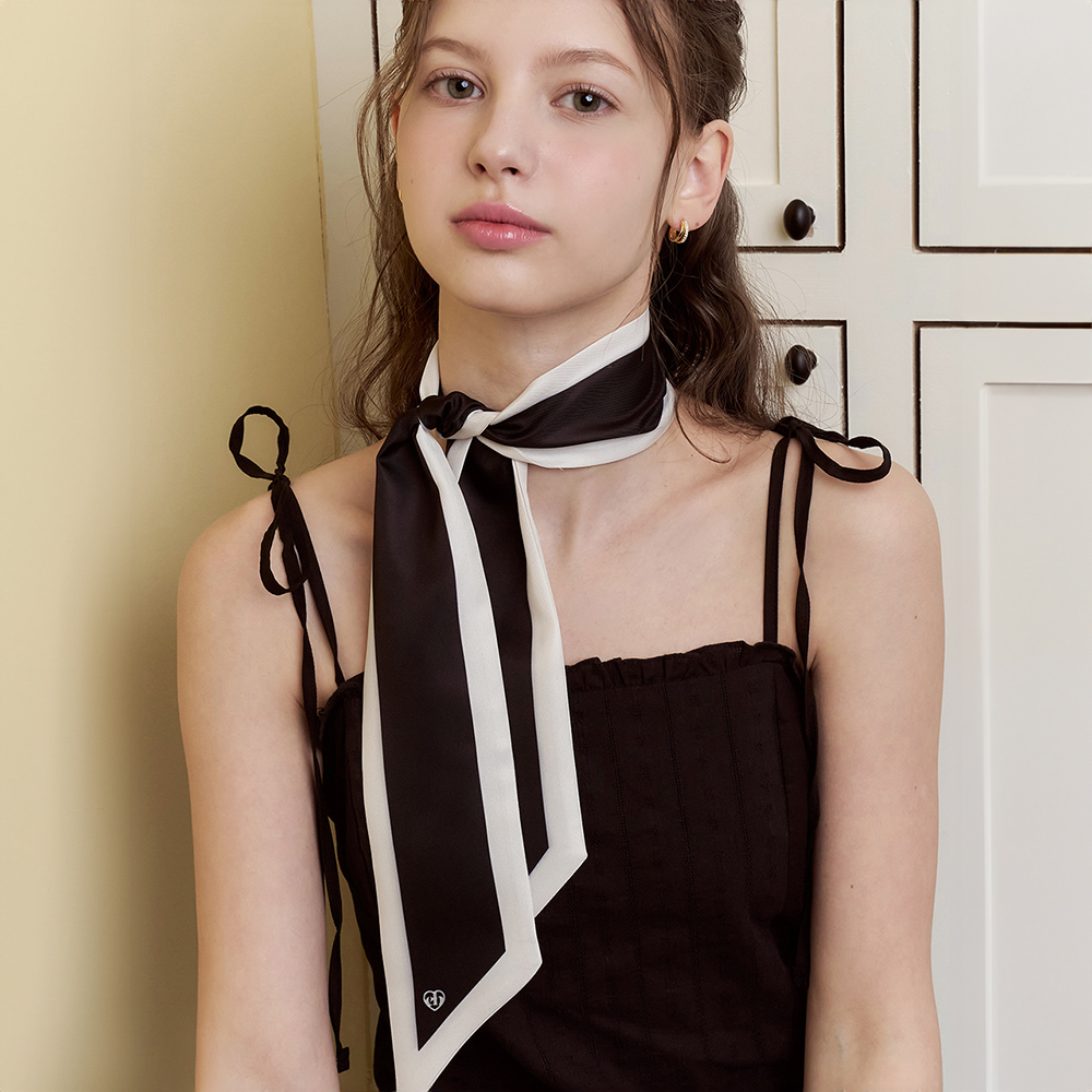 ■ENGBROX■ classic heart twilly silk scarf3 colors EBSF2500 classic heart twilly silk scarf_3 colors - 감도 깊은 취향