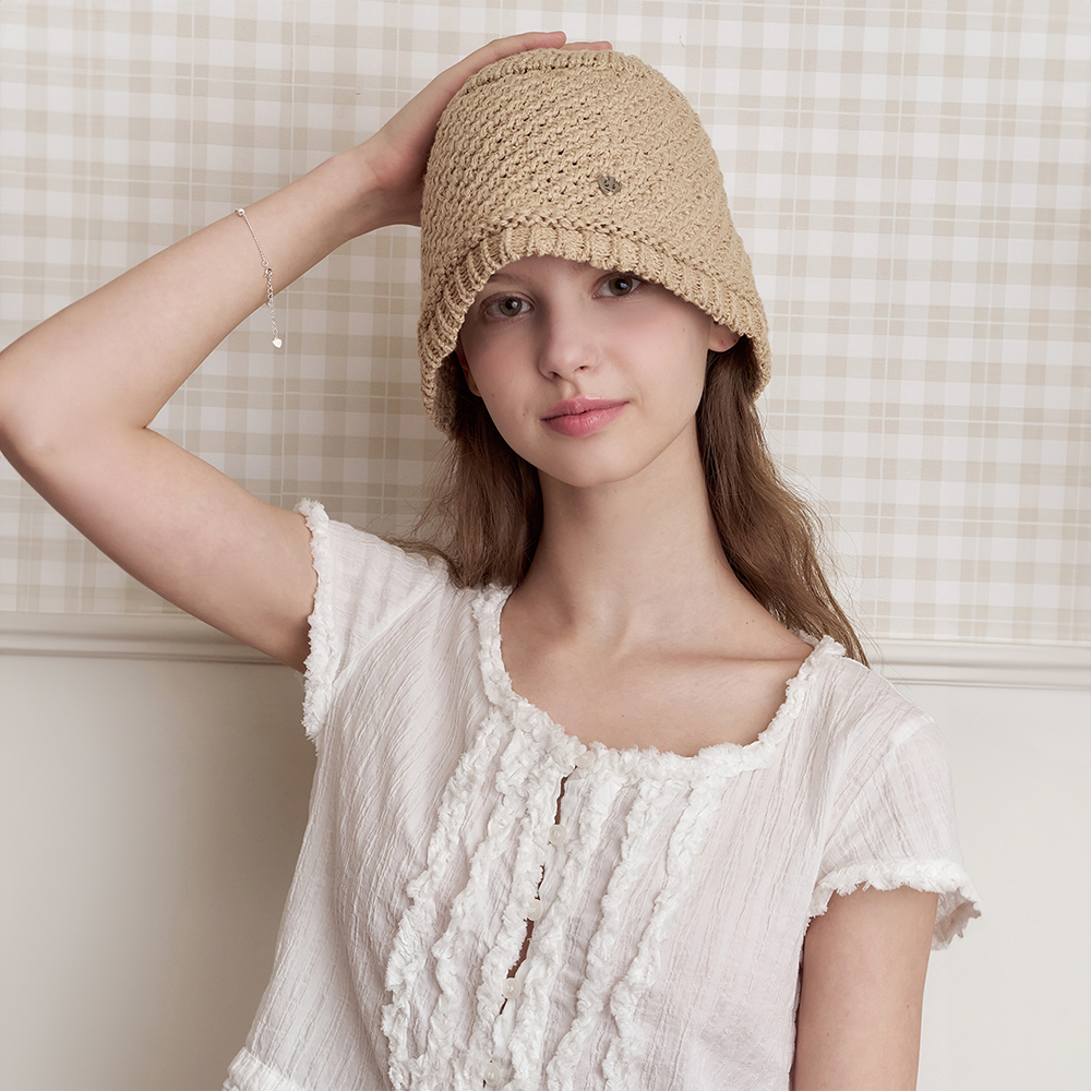 ■ENGBROX■ softie mood knit bucket hat3 colors EBHT25003 softie mood knit bucket hat_3 colors - ENGBROX | 60% - Asian