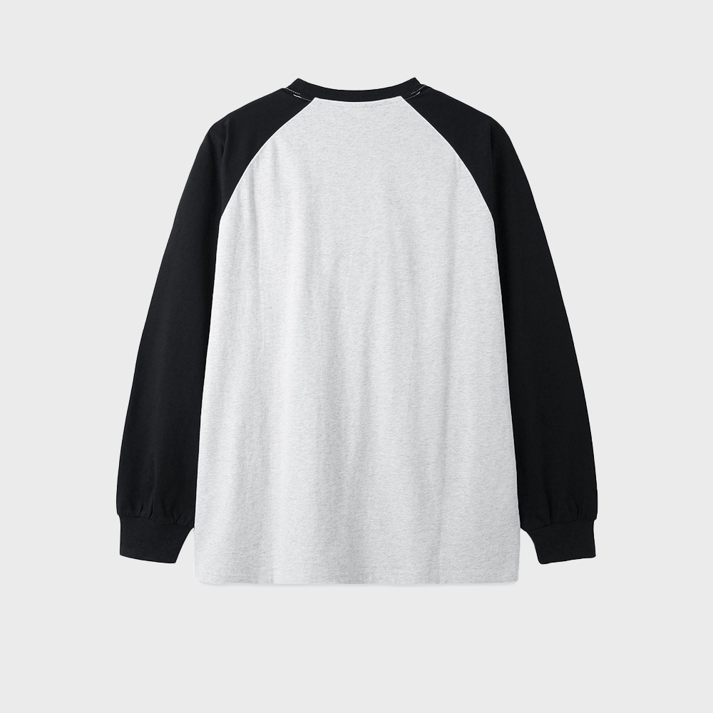 ODOLLY RAGLAN L/S TEE - LIGHT MELANGE - 감도 깊은 취향