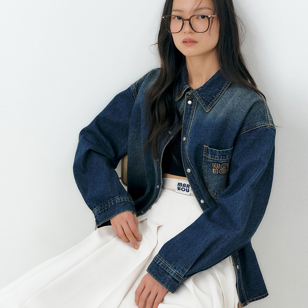 ★ MARRON EDITION★  25 Spring_ Navy Eyelet Pleated Skirt Wilson Womens CLASSIC PLEATED SKIRT CLASSIC NAVY - Paragon