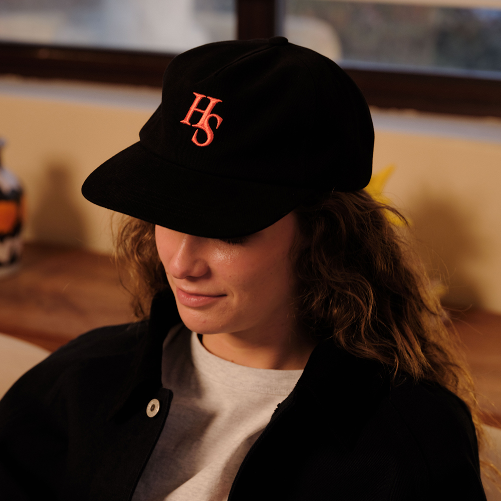 HS Logo Relaxed Fit 5panel Cap_Black - 감도 깊은 취향 셀렉트