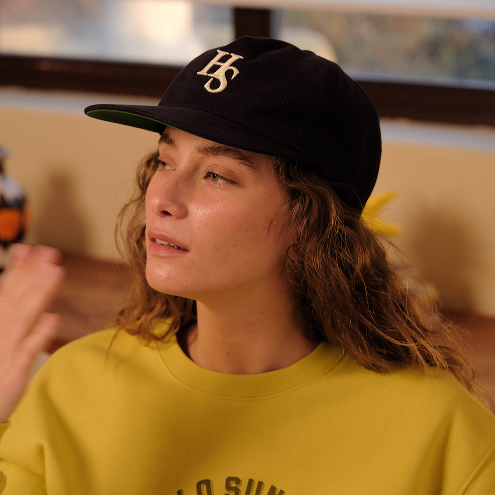 HELLO■HS Logo Relaxed Fit 5panel Cap_Navy■送料込 MUSINSA公式 | HELLO SUNRISE HS Logo Relaxed Fit 5panel Cap_Navy