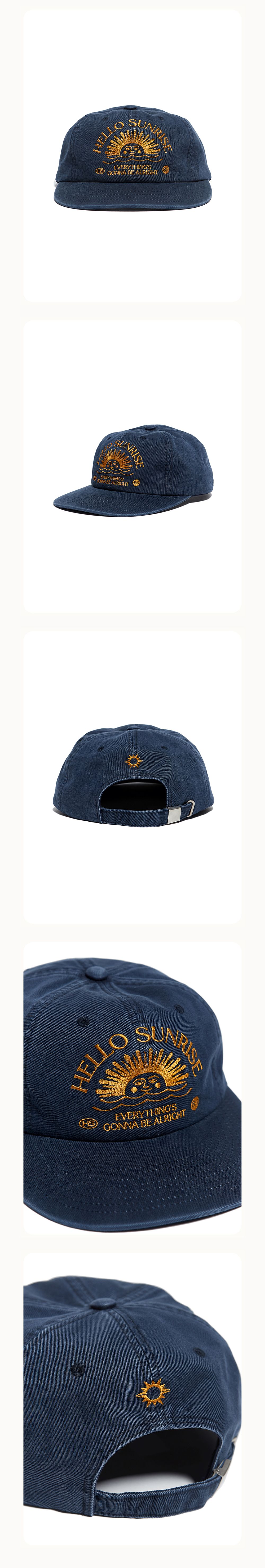 HELLO■Washed HS Arch Logo 6Panel Cap_Oatmeal Beige ■送料込 MUSINSA公式 | HELLO SUNRISE Washed HS Arch Logo 6panel