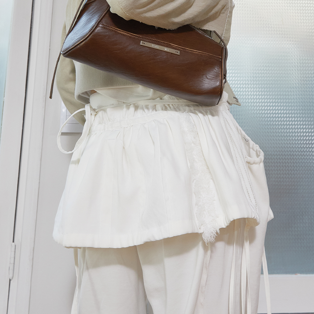 Sculptor X Fantasia] Tail Skirt Hazy Pink - 감도 깊은 취향