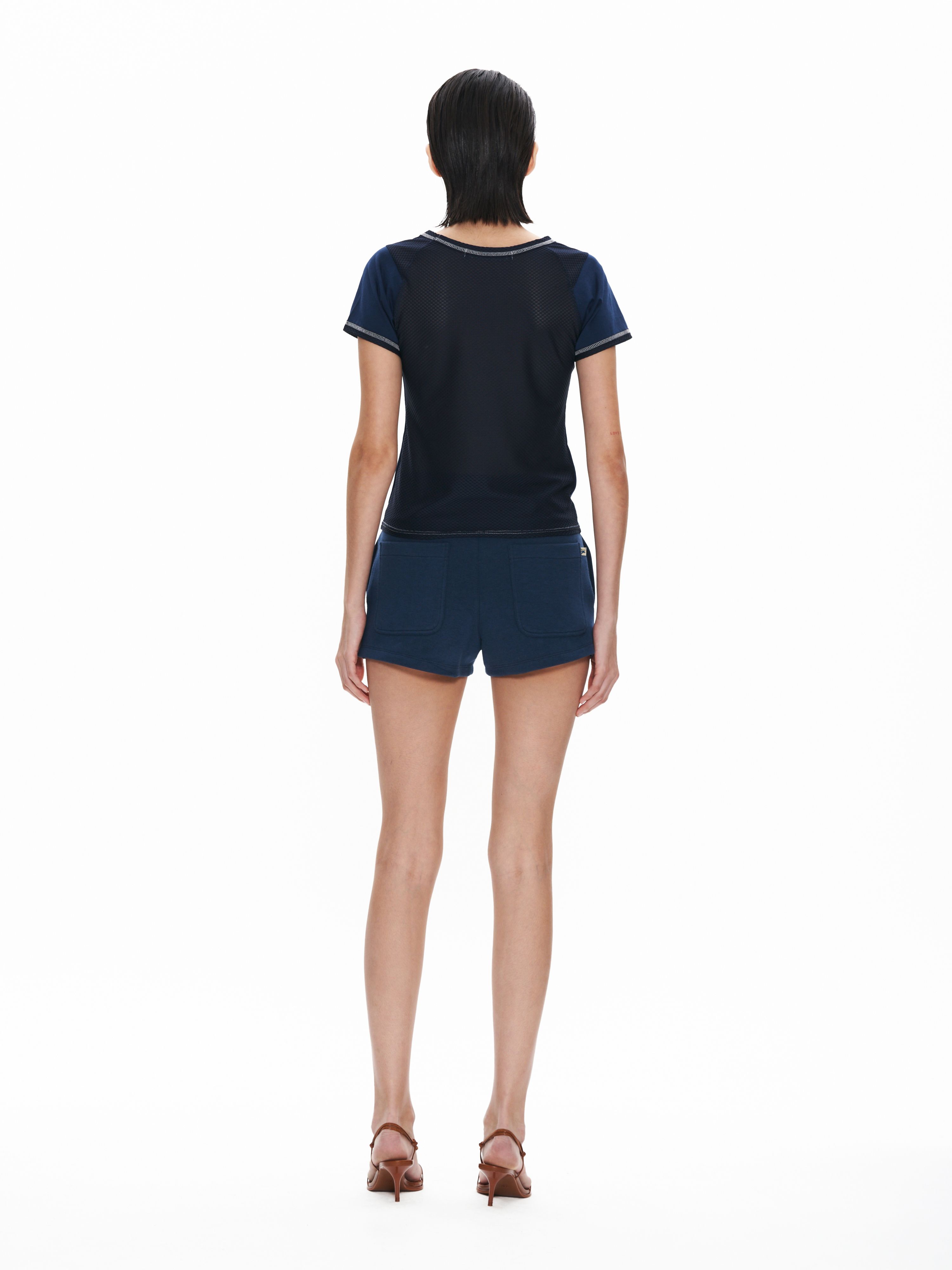 【WELLBEING EXPRESS】 Mesh Combi Half Sleeve / 追跡付 MUSINSA公式 | WELLBEING EXPRESS Mesh Combi Half Sleeve Pink