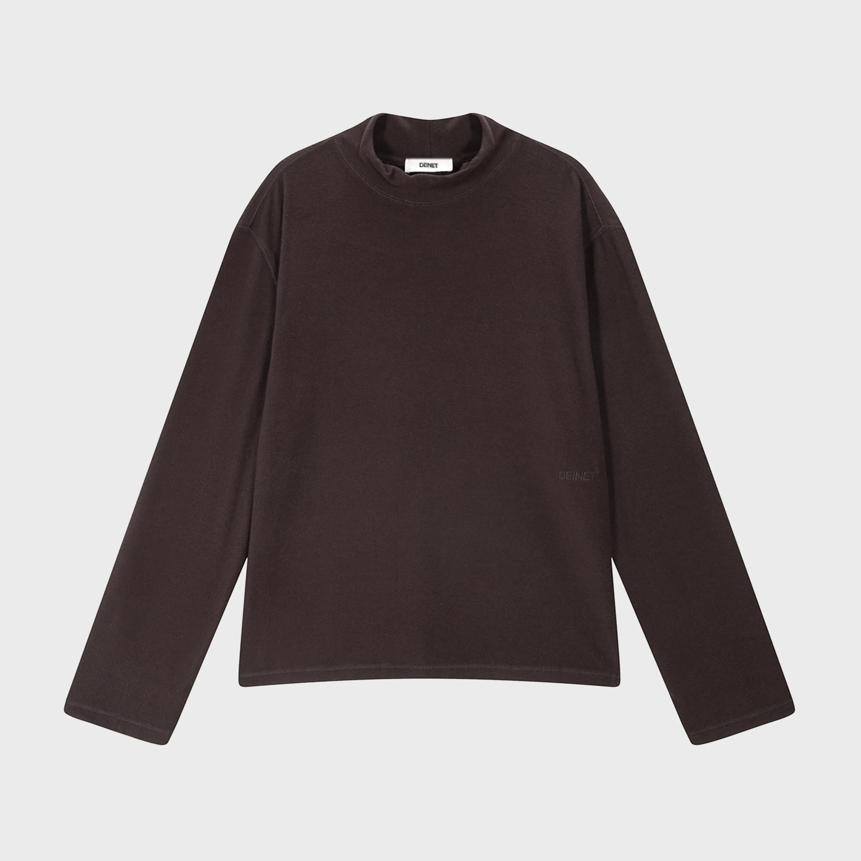 WM GRADATION LETTERING RAGLAN LONG SLV TEE brown - 감도 깊은