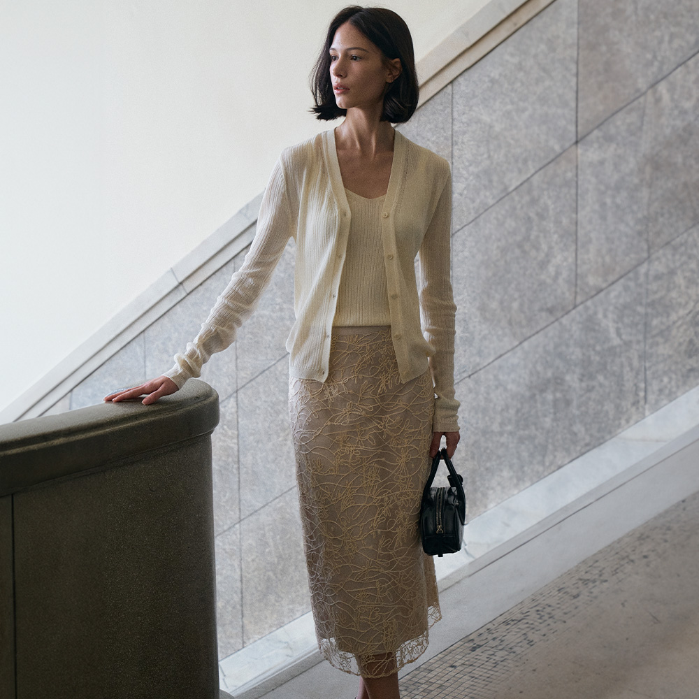 ◇LENINA◇ LIRIEN woolen skirt_GOLDEN BEIGE MUSINSA | LENINA LIRIEN woolen skirt_GOLDEN BEIGE