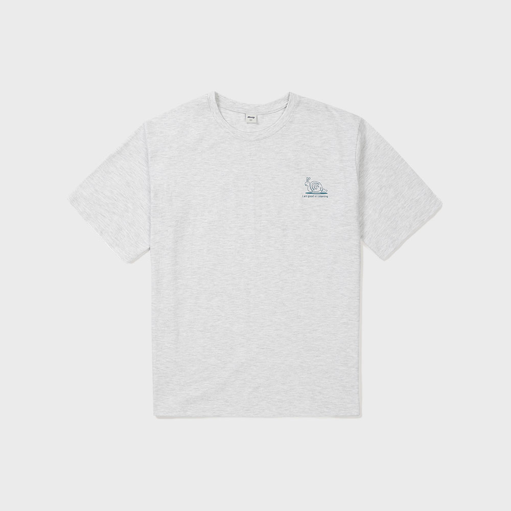 ★LMC★ SIGNATURE GLOBE TEE light heather gray SIGNATURE GLOBE LONG SLV TEE light heather gray - LMC | 엘엠씨