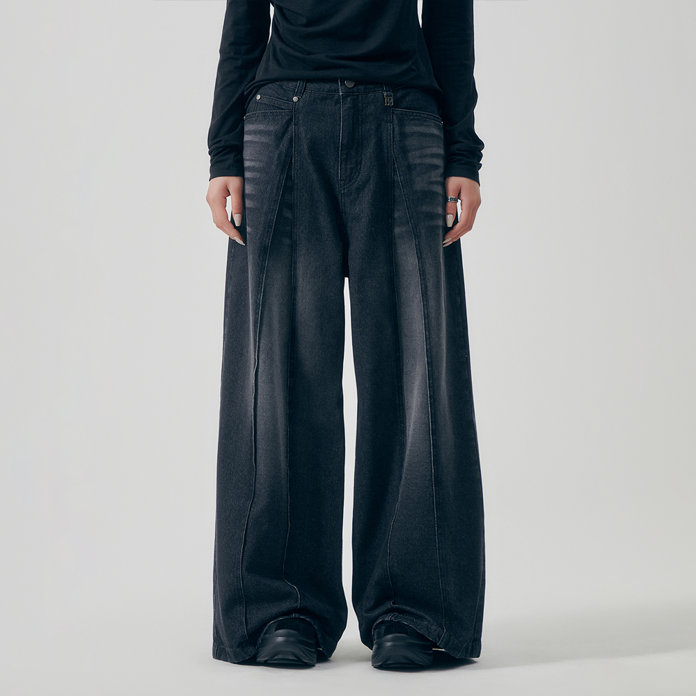 Scratch Damage Denim Pants [ Black ] - 감도 깊은 취향 셀렉트