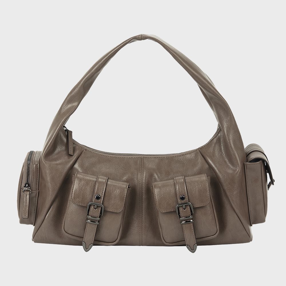 [NF] CALM INTENSE SHOULDER BAG ★大人気★ MUSINSA | FANCY CLUB [NF] Calm Intense Shoulder Bag (KHAKI)_