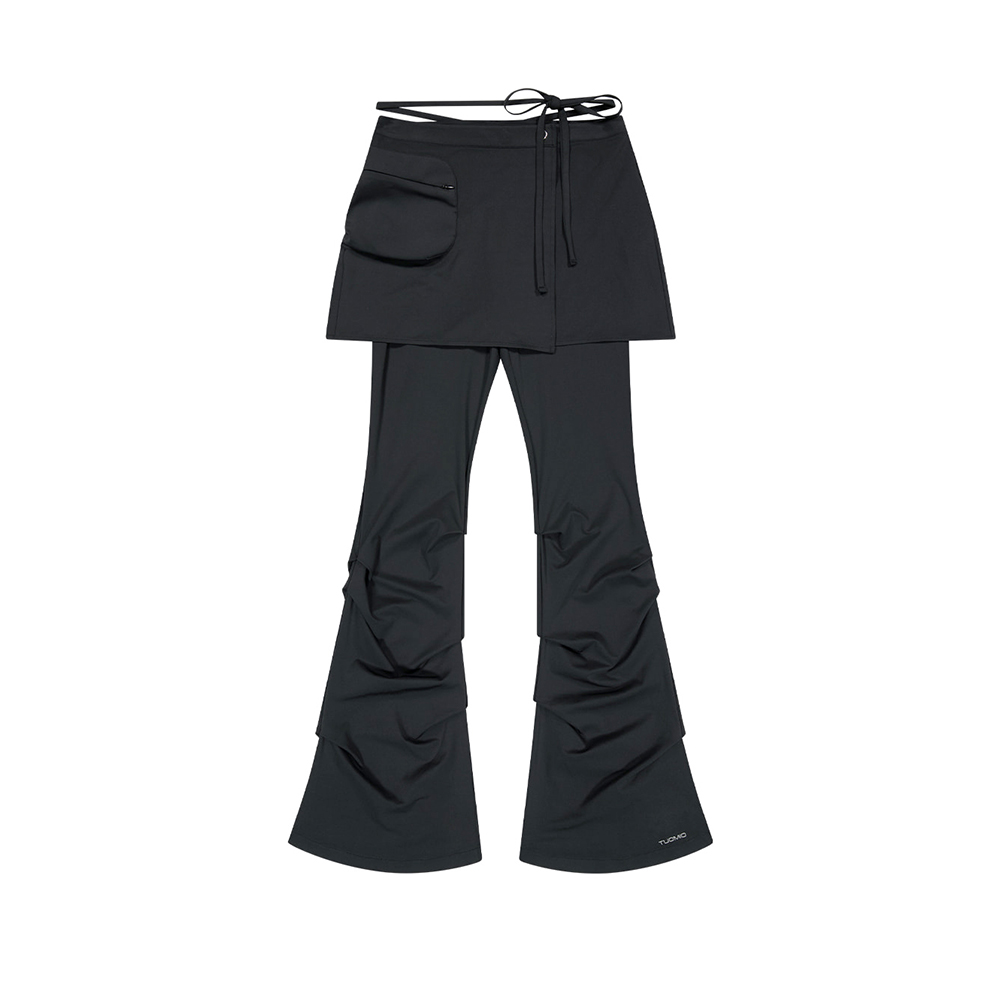 【TUOMIO】STRAPPY SKIRT PANTS ★韓国人気★ 追跡付 STRAPPY SKIRT PANTS [BLACK] - 감도 깊은 취향 셀렉트샵 29CM