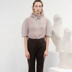 [GREY단독] KNOTTED COLLAR TOP (3COLORS)
