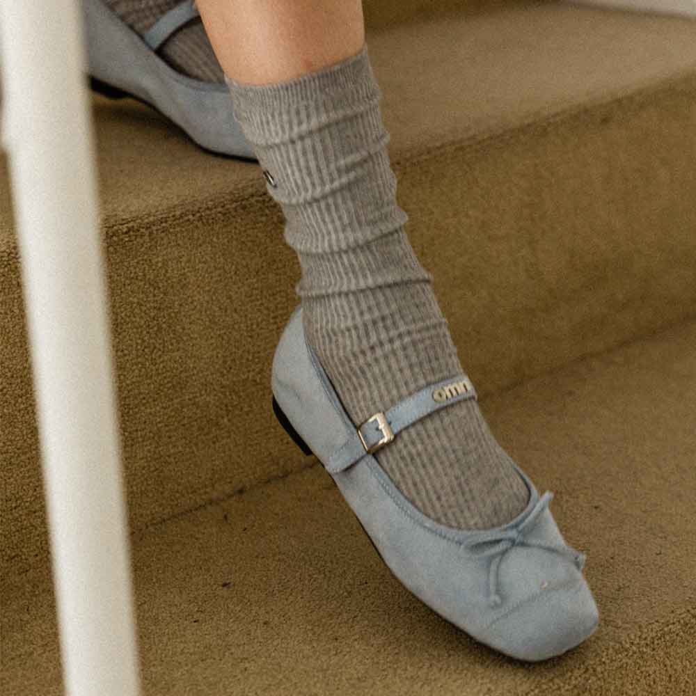 フラットシューズ OMNIPOTENT omn Flat Shoes _Light blue omn Flat Shoes _Light blue - 감도 깊은 취향 셀렉트샵 29CM