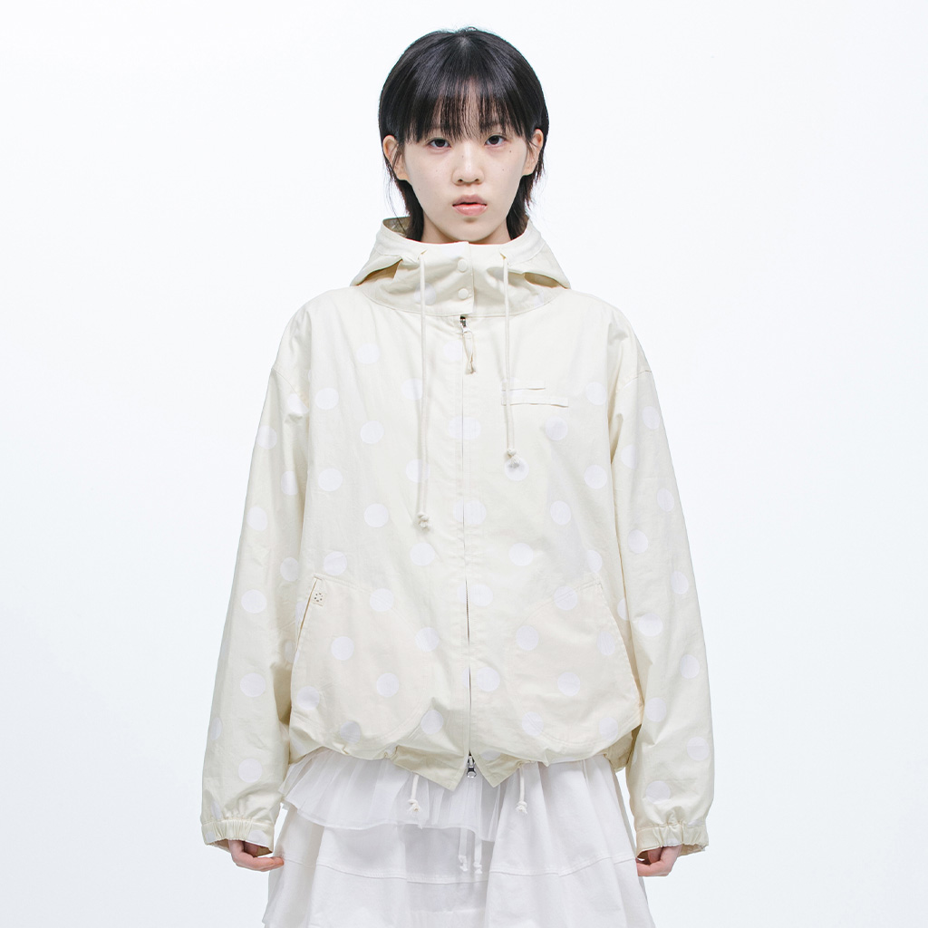 DOT HOOD JUMPER [CHARCOAL] - 감도 깊은 취향 셀렉트샵 29CM