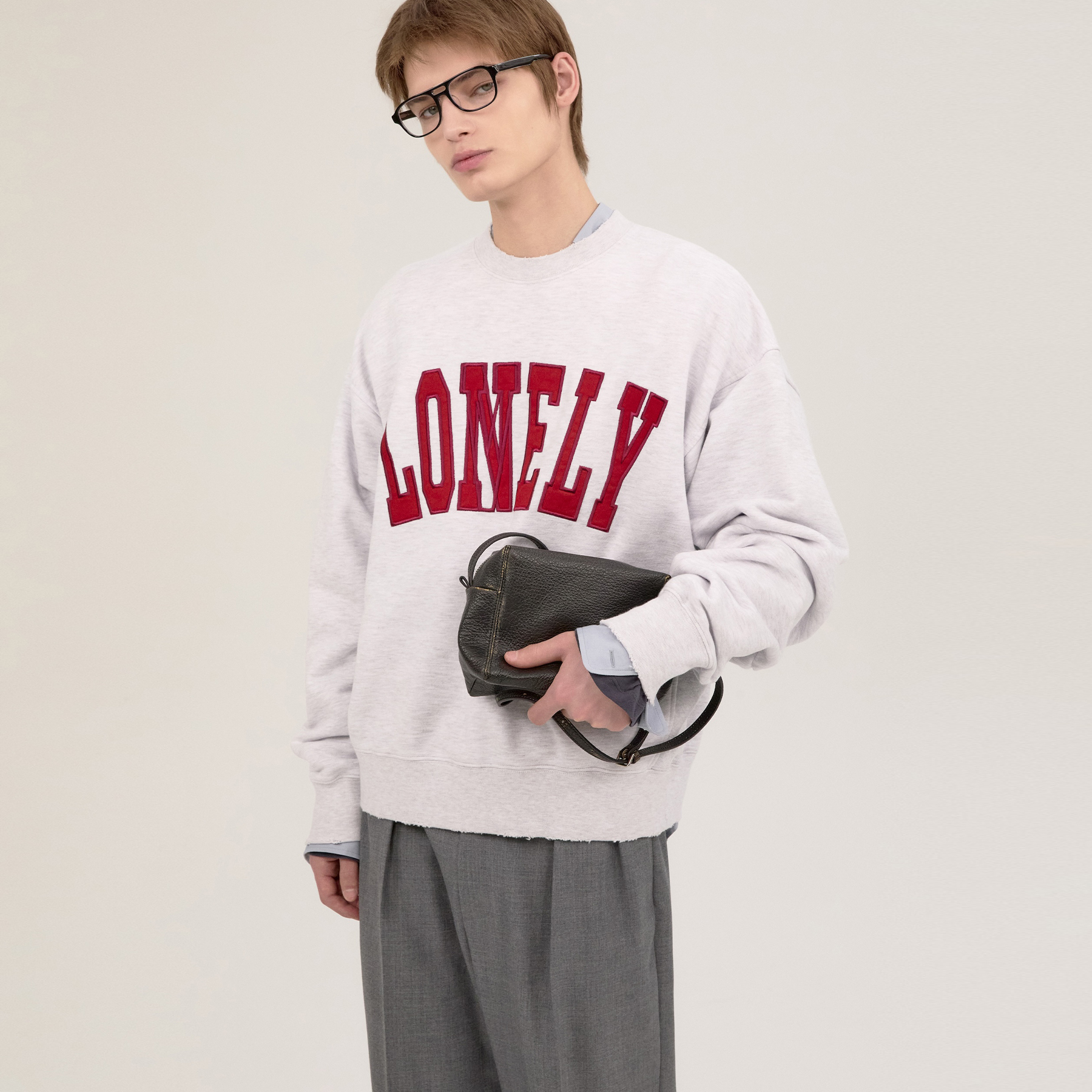 Mmlg] VELOUR RUGBY SWEAT (BROWN) - 감도 깊은 취향 셀렉트샵 29CM