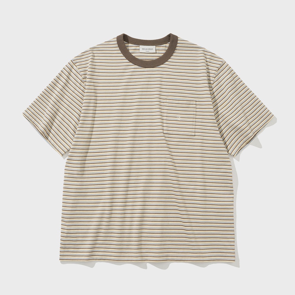 25SS] Multi Stripe Short Sleeve - Black - 감도 깊은 취향