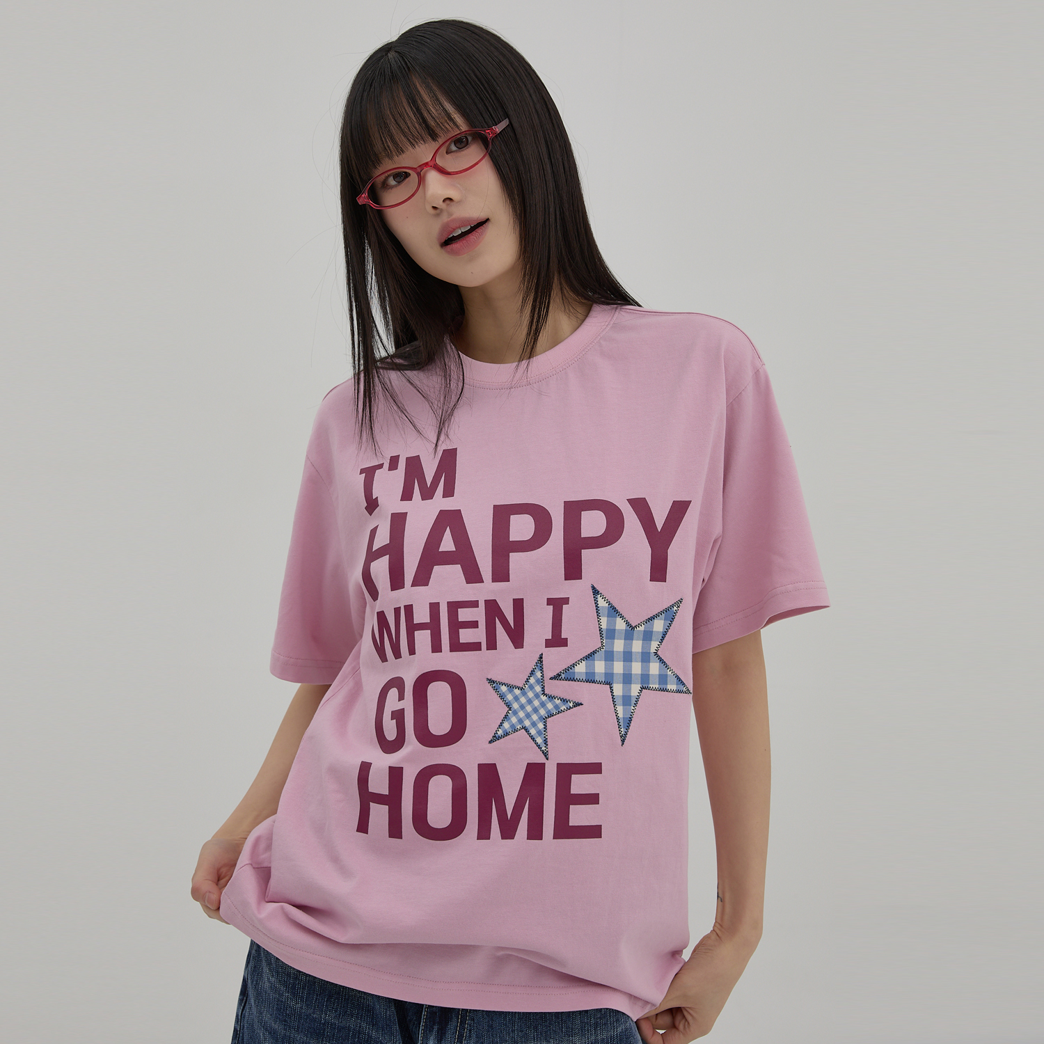 【WAIKEI】★I am HAPPY 半袖Tシャツ★ WAIKEI】I am HAPPY半袖Tシャツ 3色 (Wai Kei/Tシャツ