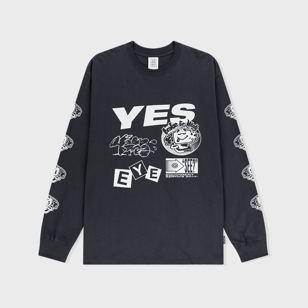■YESEYESEE■ YES Monitor LS Light Grey YS251TTSLT01LIG Y.E.S Monitor L/S Orange - 감도 깊은 취향 셀렉트샵 29CM
