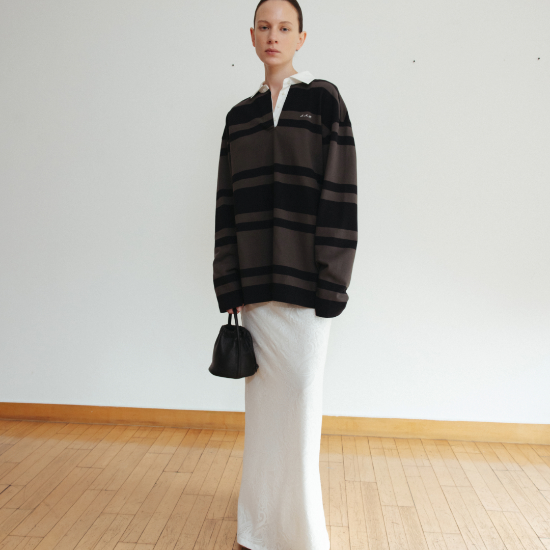 Handmade wool cape (beige / ivory / black) - 감도 깊은 취향