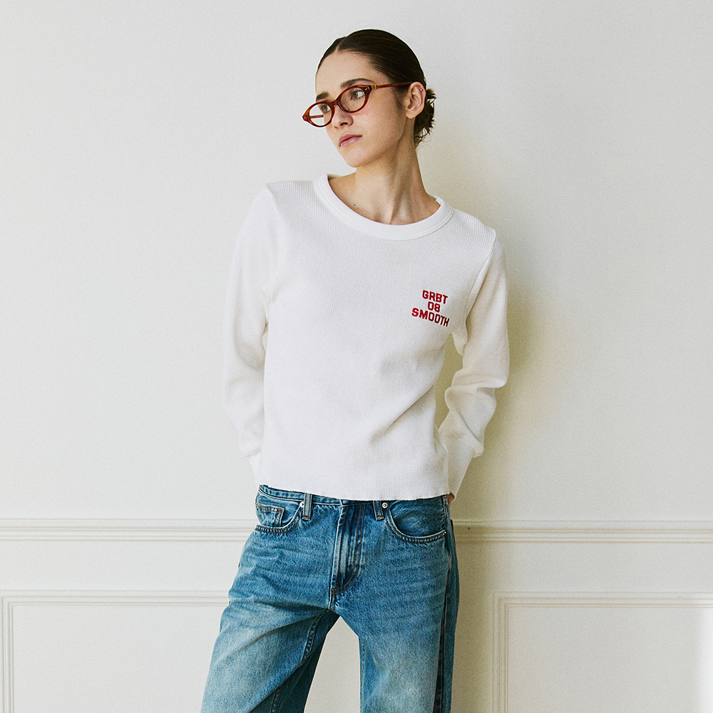 Tシャツ・カットソー RONRON [RRxNAON] FURRYDISE FRIENDS LONG SLEEVE CREAM RRxNAON] FURRYDISE FRIENDS LONG SLEEVE CREAM - 감도 깊은