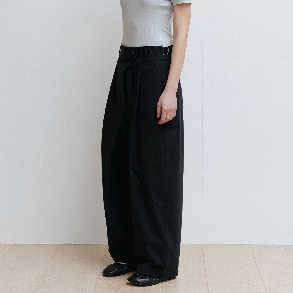 【TREEMINGBIRD】Oblique Wrap Pants★韓国商品 韓国商品/TREMING BIRD Oblique Wrap Pants