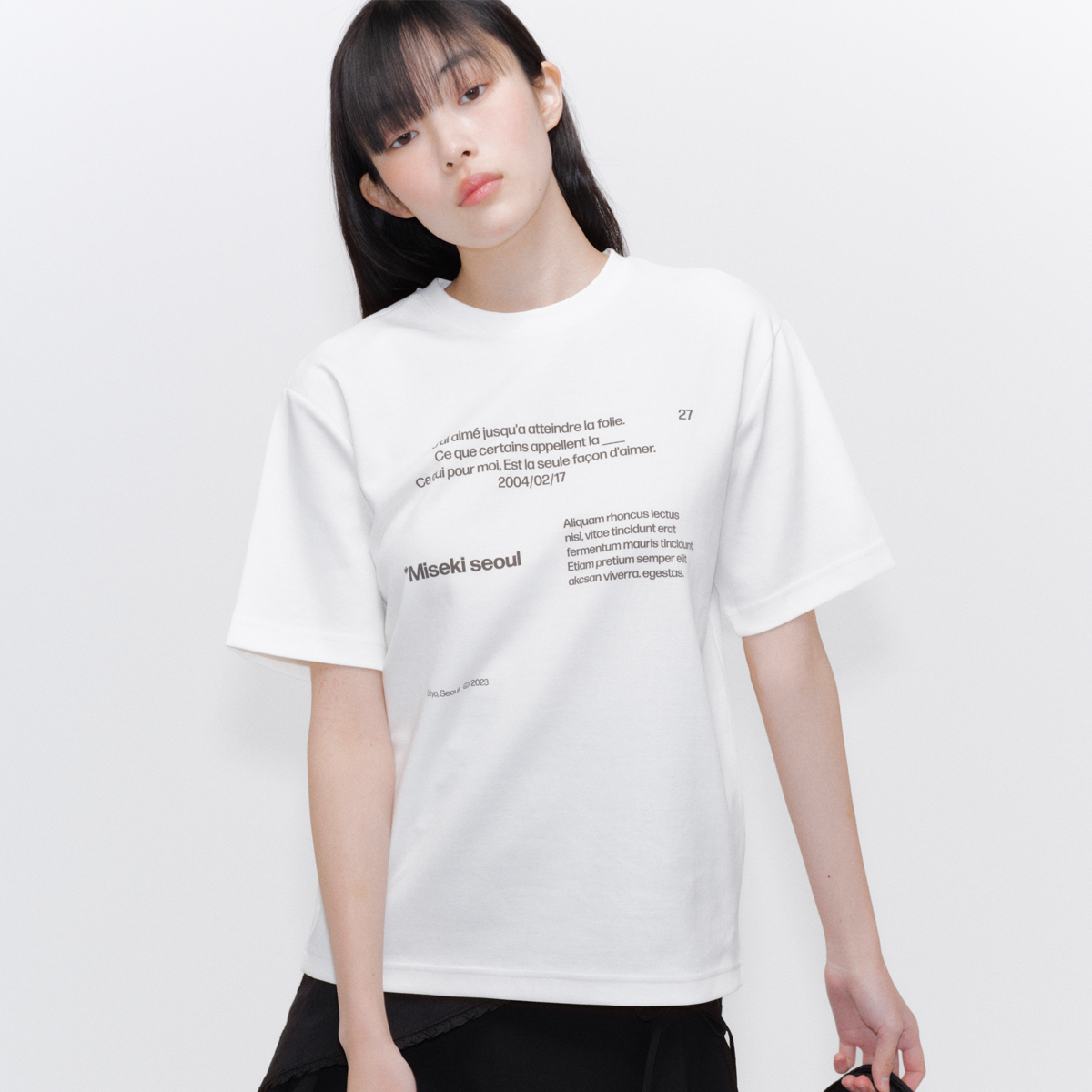 Ikesim short sleeves WHITE - 감도 깊은 취향 셀렉트샵 29CM