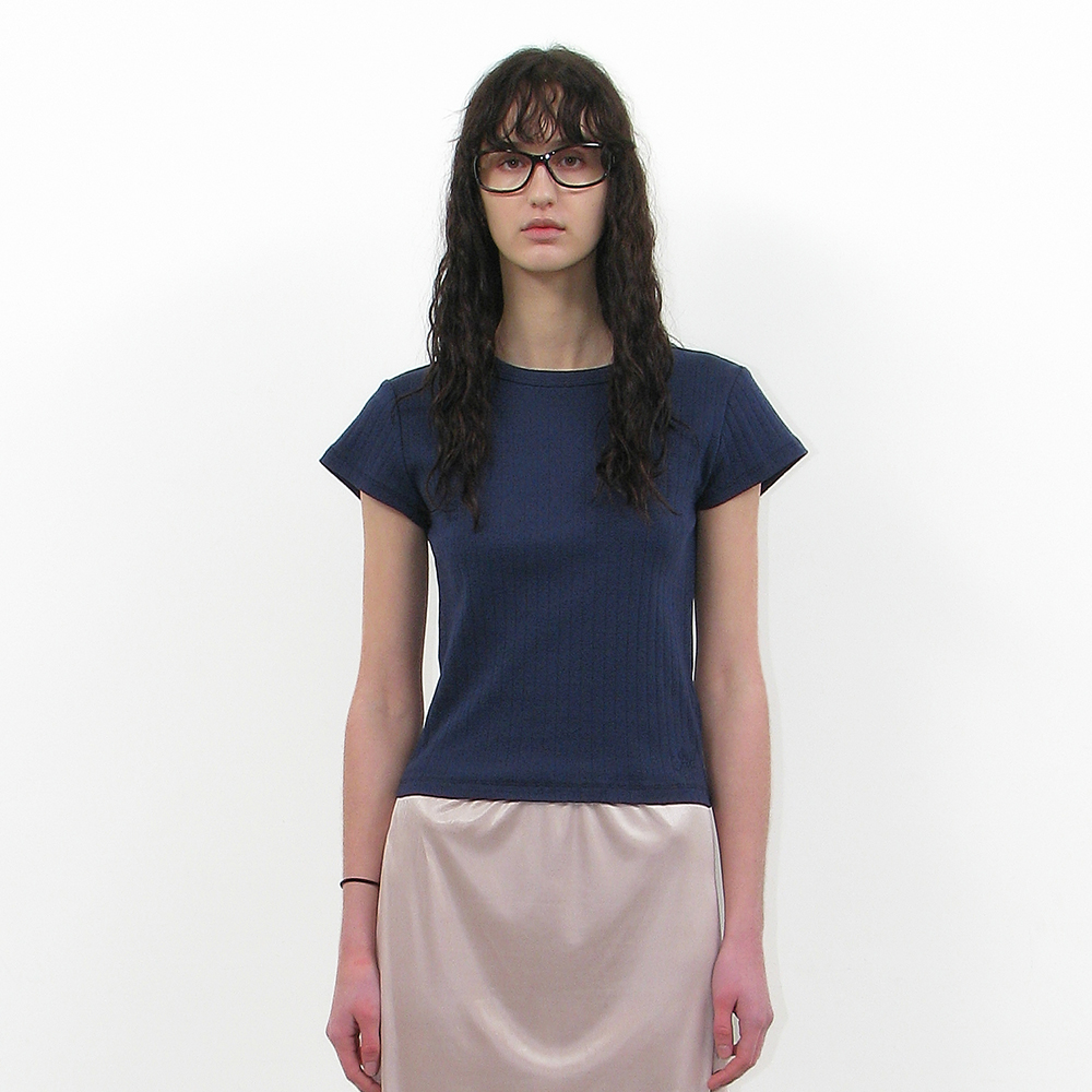 MIX DOT ALL-OVER PRINTED SHORT SLEEVE TEE_TEAL - 감도 깊은