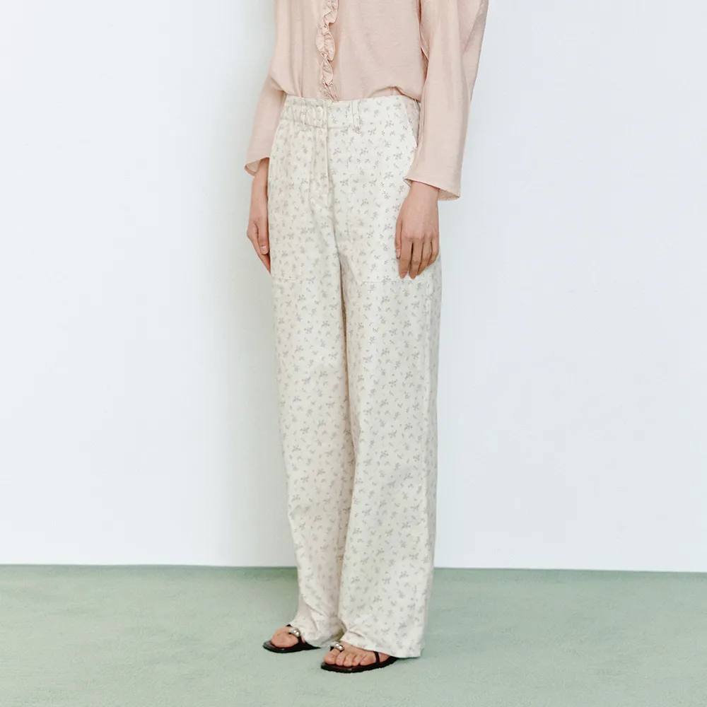 Pinic Pattern Pants Picnic Floral Out-pocket Pants_beige - 감도 깊은 취향 셀렉트샵 29CM