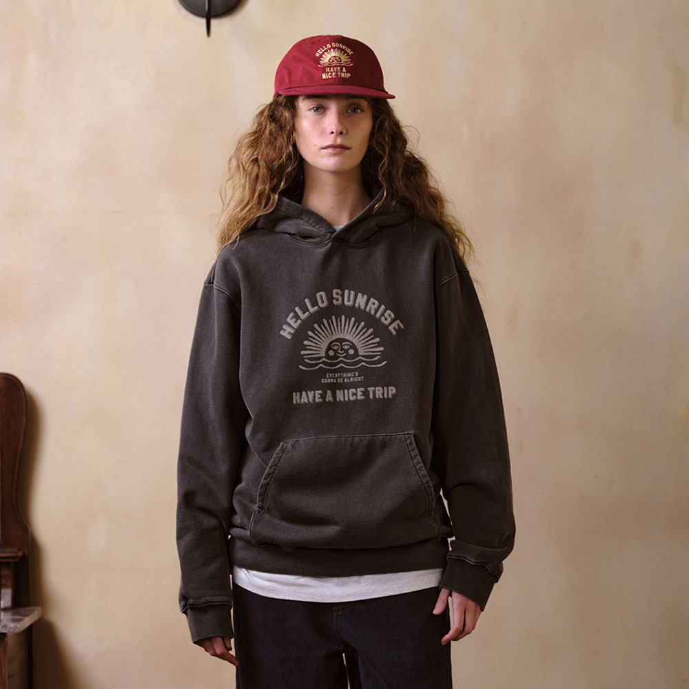 パーカー・フーディ [Hello Sunrise]Sunrise Logo Hoodie_White Melange R4981 Hello Sunrise]Sunrise Logo Hoodie_White Melange R4981
