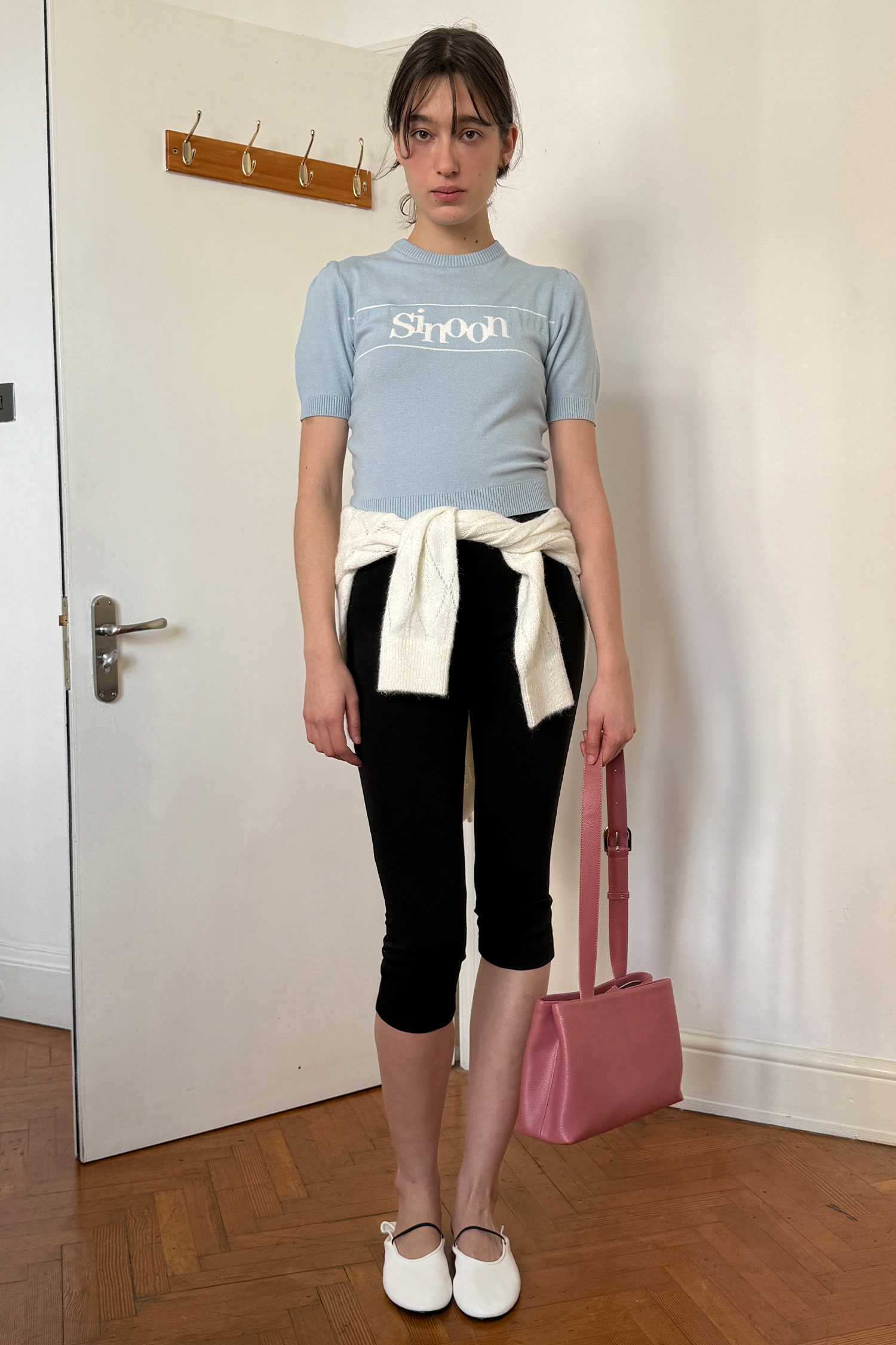 Sinoon Logo Half Knit (Sky Blue) - 감도 깊은 취향 셀렉트샵 29CM
