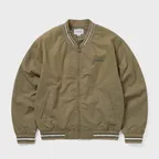 Faded Stadium Jacket Beige