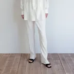Easy Pleats Pants (Ivory)