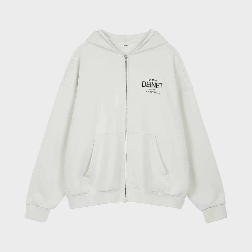 ◆DEINET◆ LOST IN SYDNEY ZIPUP HOODIE IN BLACK KDCCL4F9111 LOST IN SYDNEY ZIP-UP HOODIE IN BLACK - 감도 깊은 취향