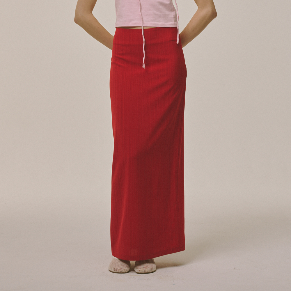 【THE MUSEUM VISITOR】 DOT MIXED MAXI SKIRT /追跡付 THE MUSEUM VISITOR(ザミュージアムビジター)のレディース