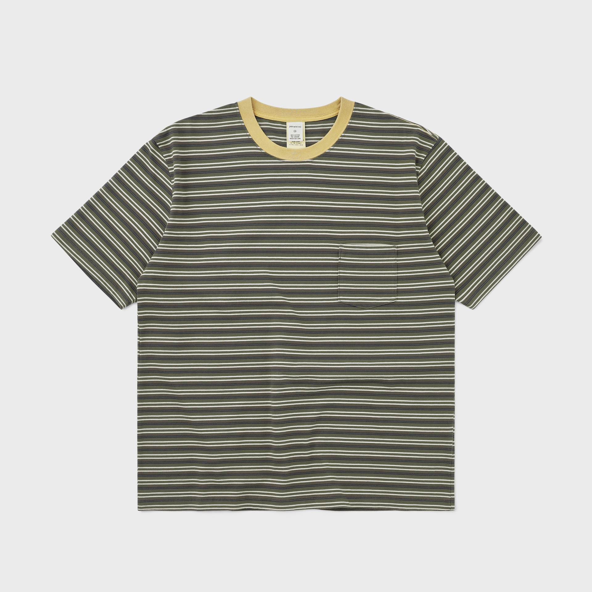 Y.E.S Palm Jacquard Tee Charcoal - 감도 깊은 취향 셀렉트샵 29CM