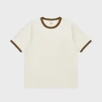 Washed Ringer Tee Brown