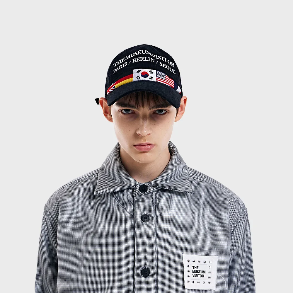 SMILE LOGO WASHED BALLCAP (BLUE) - 감도 깊은 취향 셀렉트샵 29CM