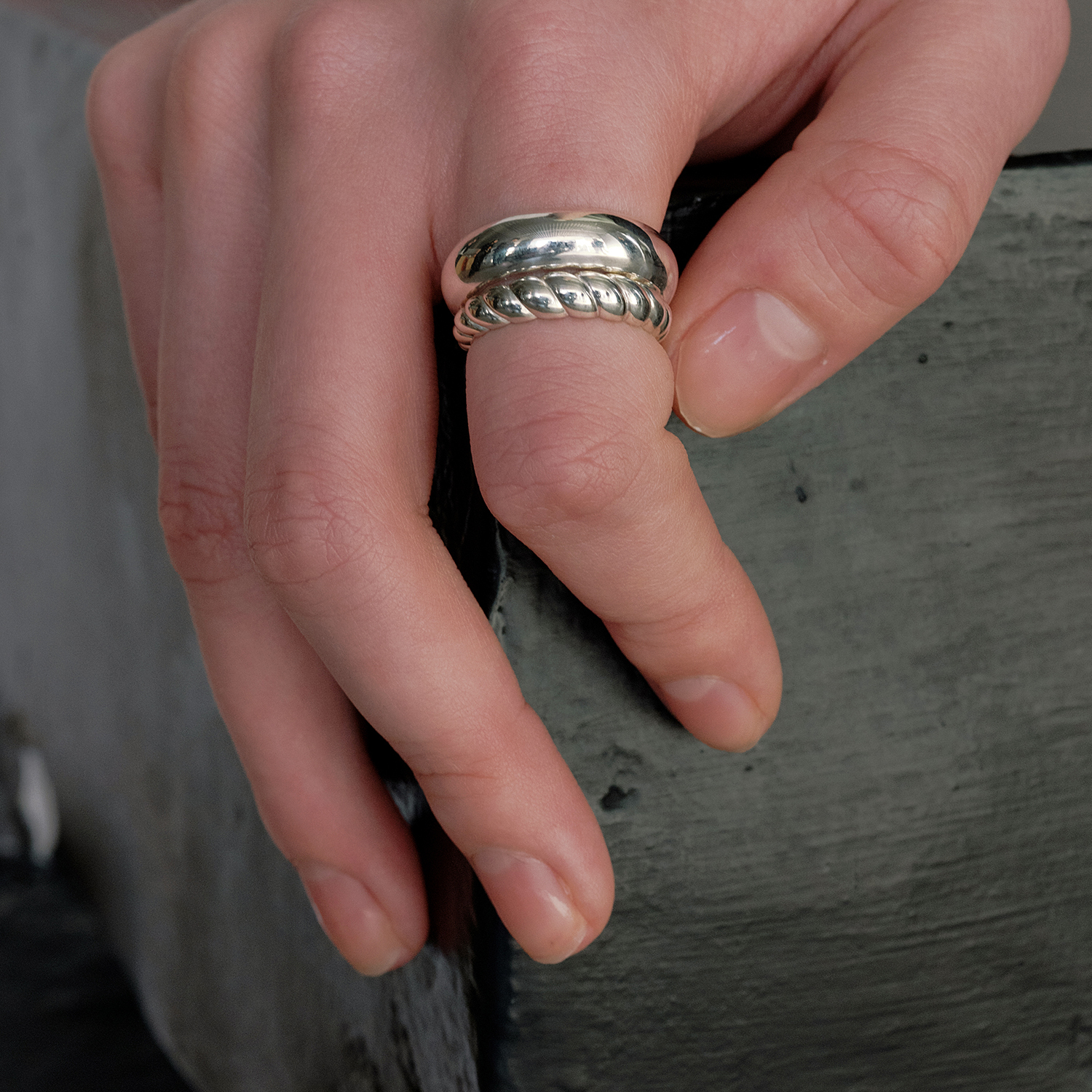 [韓国人気ジュエリー] Sun Glitter Eternity Ring 3mm - Cognac Sun Glitter Eternity Ring 3mm - Cognac | ファッション通販