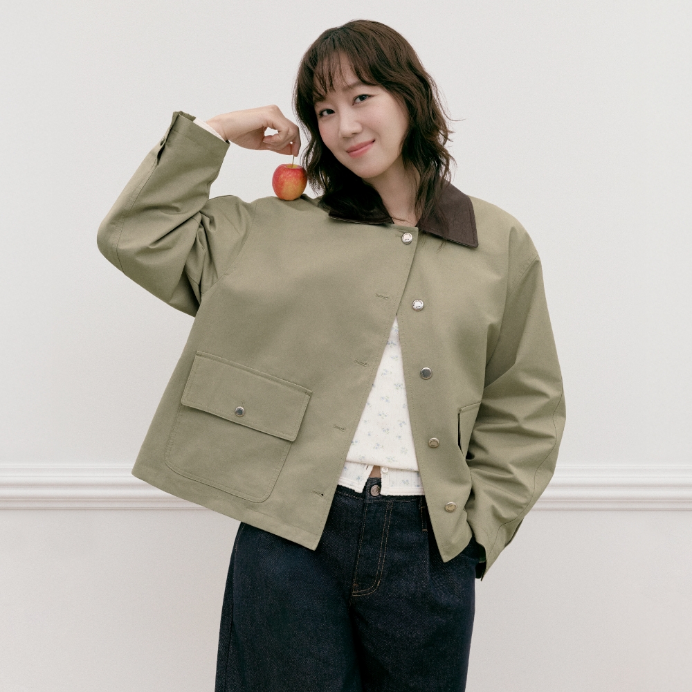gold button work jacket - light beige - 감도 깊은 취향