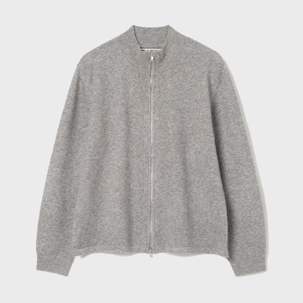 ★SCULPTOR★ Camouflage Mohair ZipUp Peach SC24S105PK 스컬프터(SCULPTOR) Camouflage Mohair Raglan Zip-Up Peach