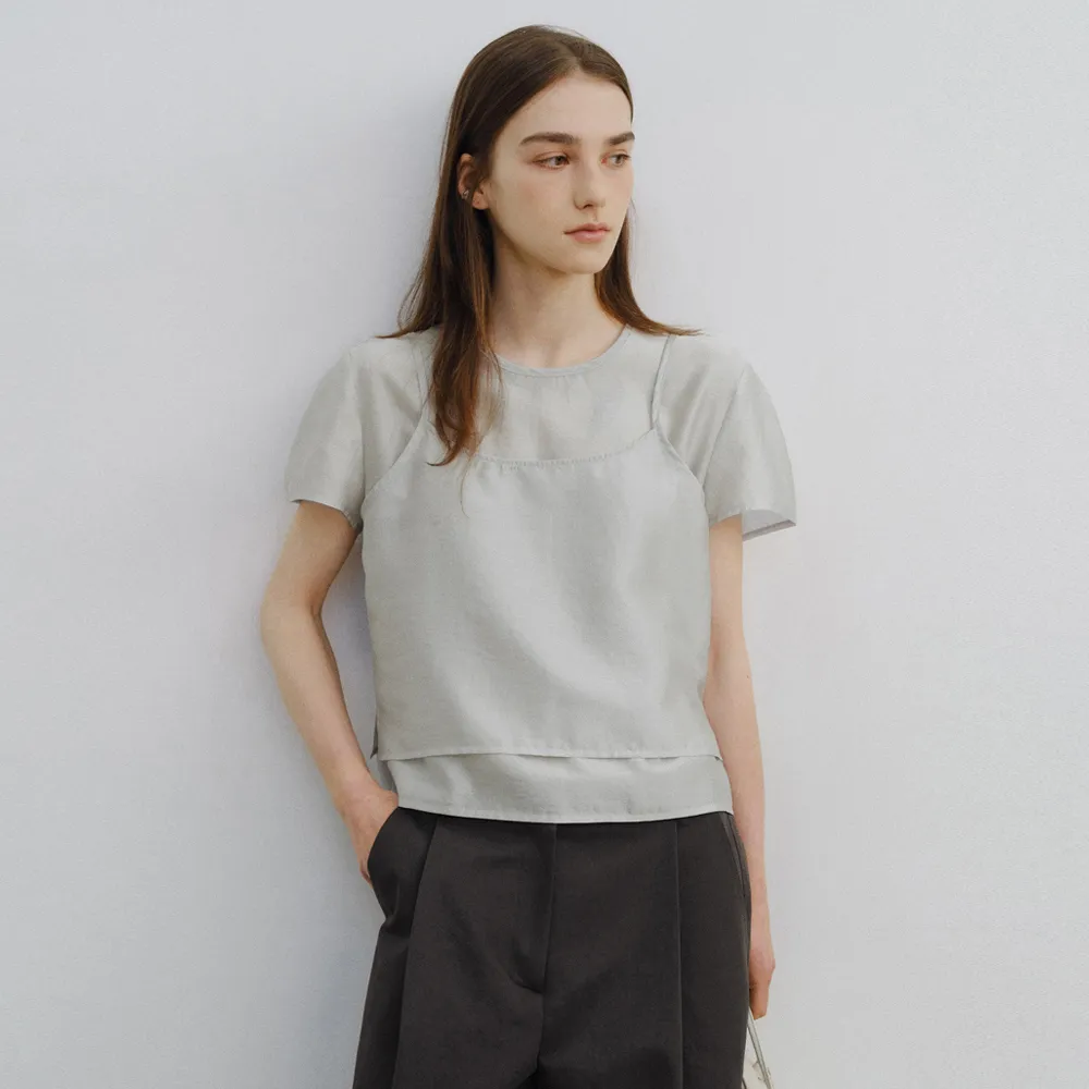 [4차 리오더][사이즈 추가][주리 착용] Shimmer layered blouse set_3colors