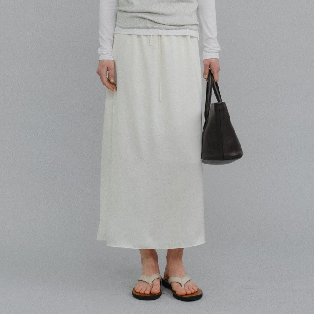 韓国商品/HOKUSPOKUS Garden Veil Volume Skirt Garden Veil Volume Skirt_White - 감도 깊은 취향 셀렉트샵 29CM