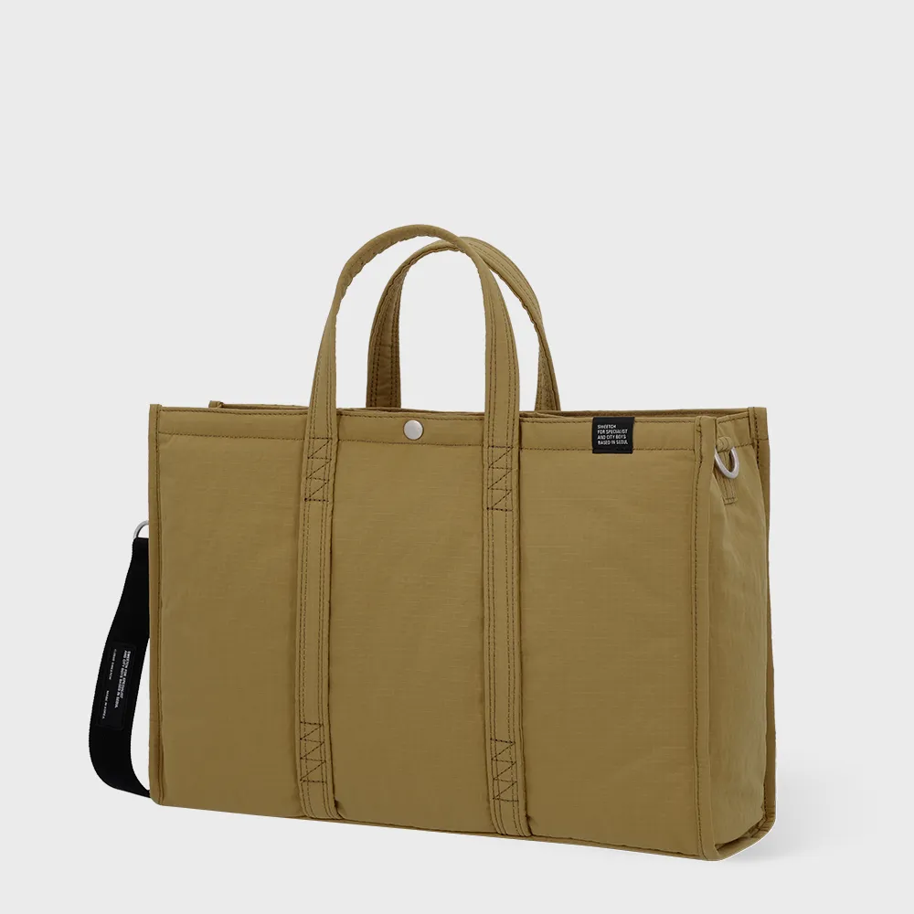 sweetch☆TOTE BRIEF 001 WIDE L TOTE BRIEF 001 WIDE L WITH BELT Black - sweetch